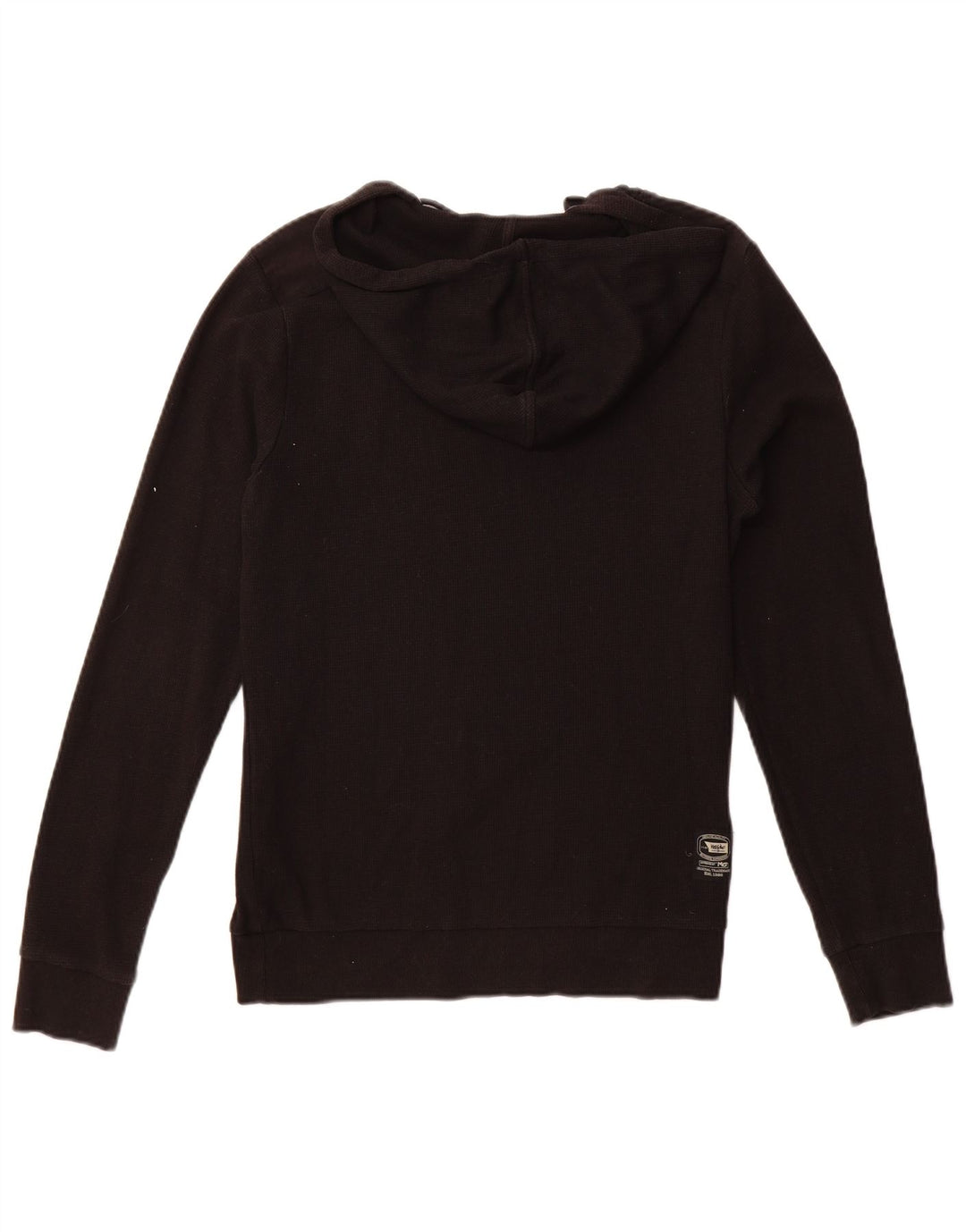 Mossimo muška grafička majica s kapuljačom dugih rukava srednje crna