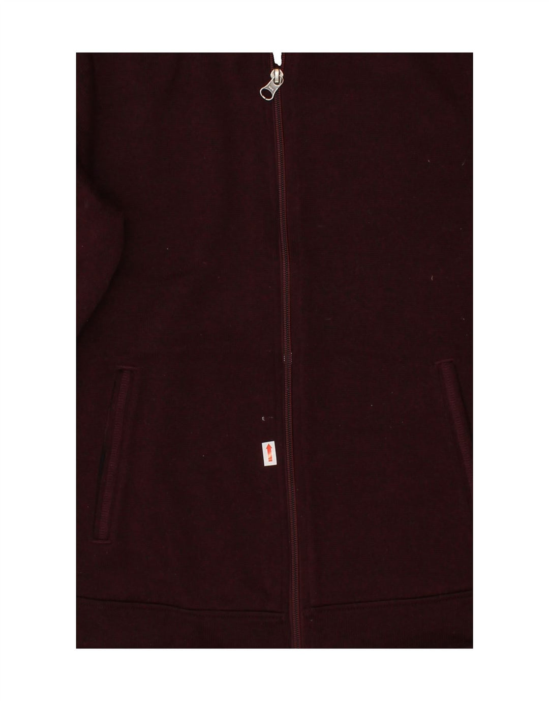 EDDIE BAUER Womens Tracksuit Top Jacket UK 6 XS Burgundy Polyester Vintage Eddie Bauer and Second-Hand Eddie Bauer from Messina Hembry 
