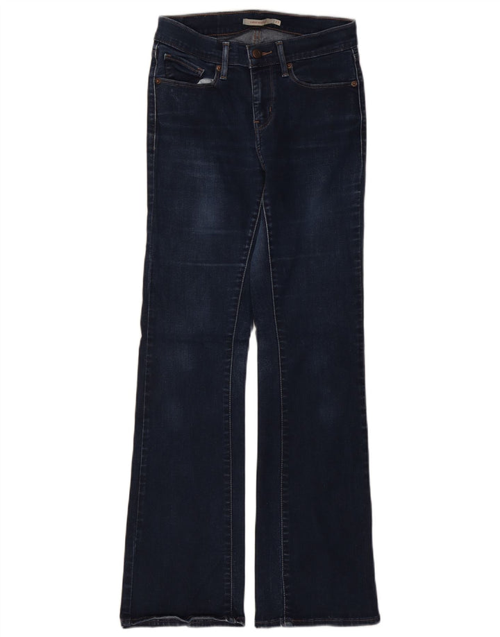Levi's ženske traperice s curvy bootcut W27 L32 tamnoplavi pamuk