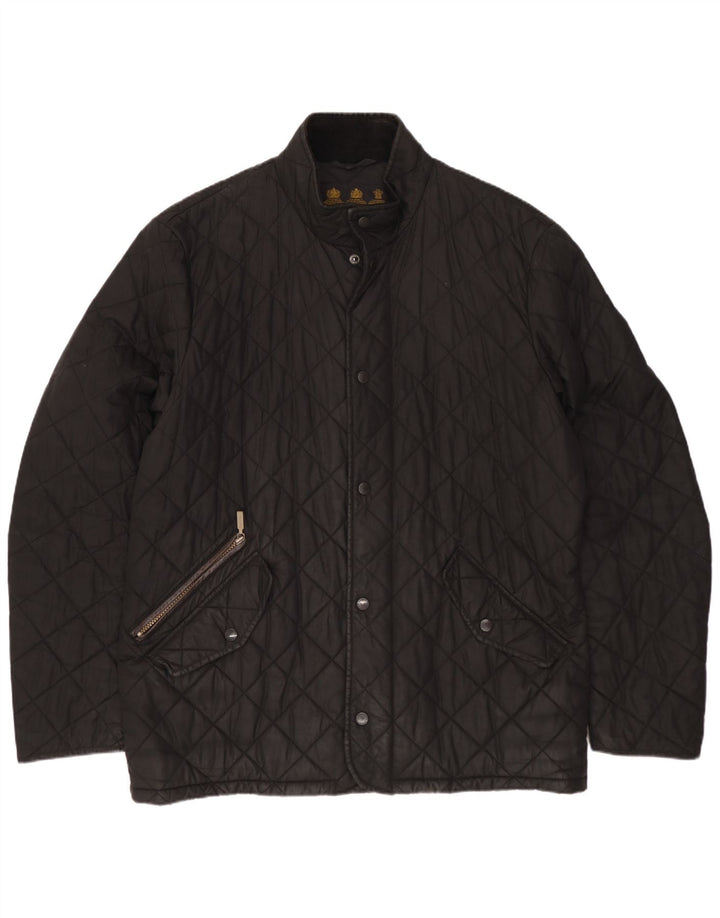 Barbour muška prošivena jakna UK 40 velika crna