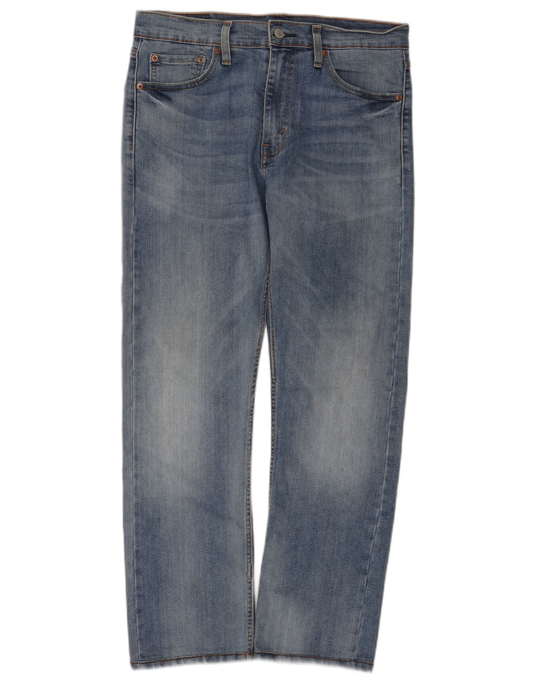 Levi's muške 513 ravne traperice W32 L28 plavi pamuk