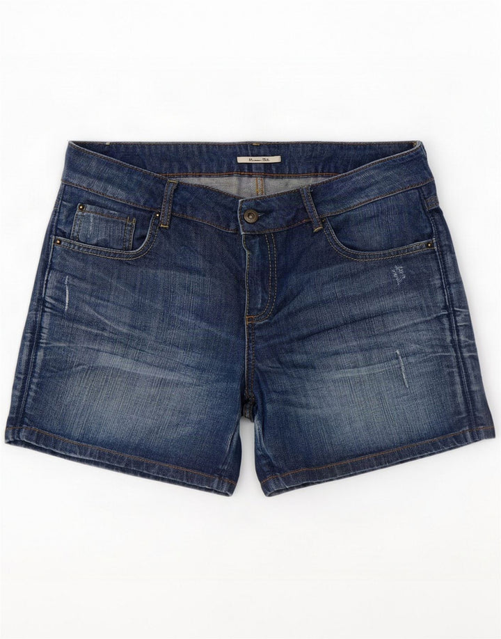 Massimo Dutti Ženske traper kratke hlače EU 40 Medium W30 Blue Cotton