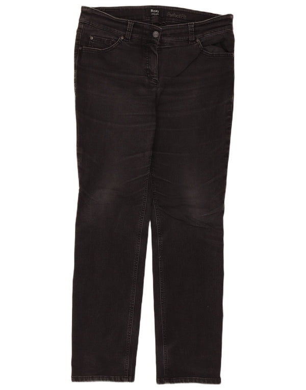 Ženske uske traperice Roxy UK 18 XL W32 L30 crni pamuk
