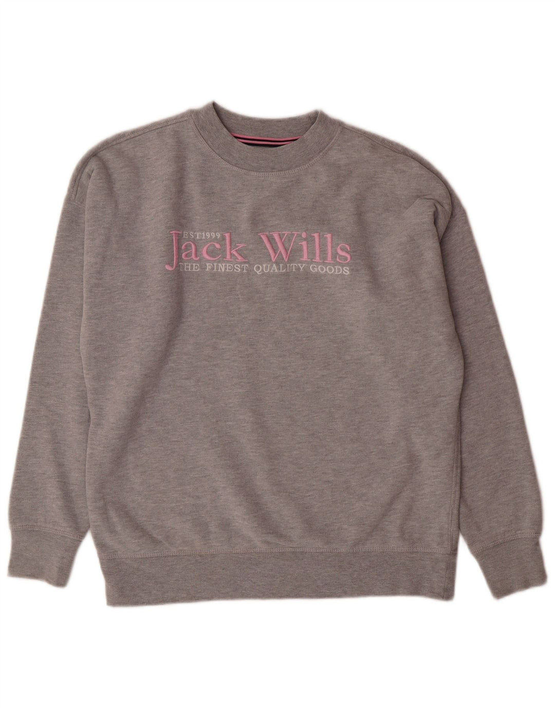 JACK WILLS Ženska majica s grafičkim motivima UK 8 Small Grey Flected