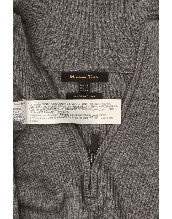 Ženska džemper haljina Massimo Dutti UK 8 Mala siva liocel