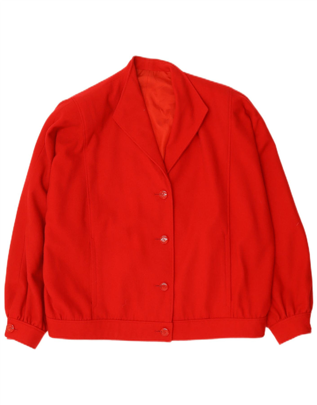 Vintage ženska prevelika bomber jakna UK 20 2XL crvena