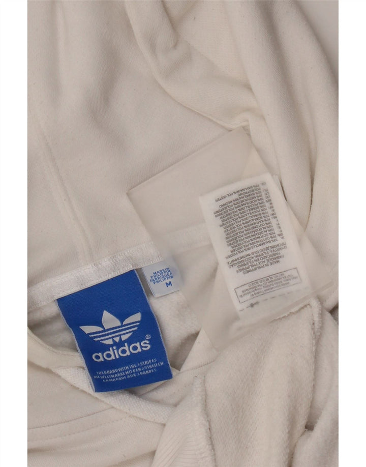Adidas muška majica s kapuljačom srednje veličine, bijeli pamuk