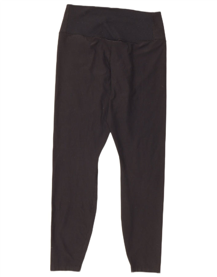 Nike Ženske Dri Fit Leggings UK 14 Veliki crni poliester
