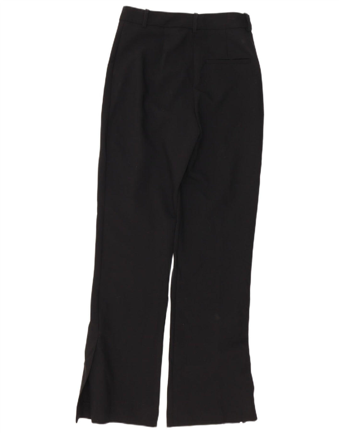 Zara ženske male chino hlače s bootcut W26 L31 crni poliester