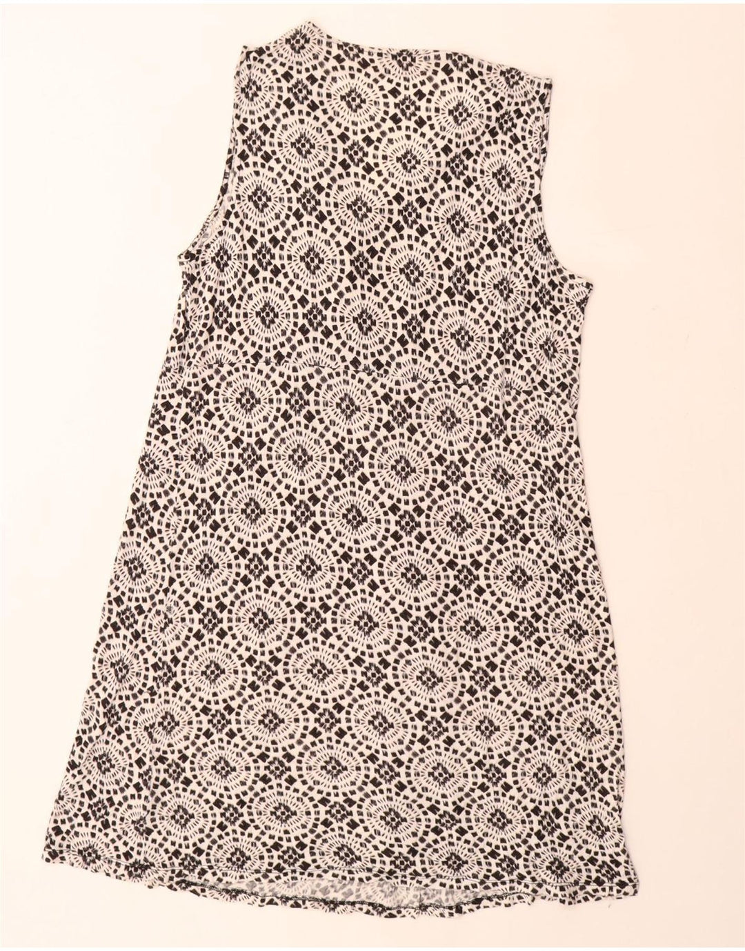 MICHAEL KORS Ženska haljina A-kroja bez rukava UK 18 XL Crna cvjetna svila