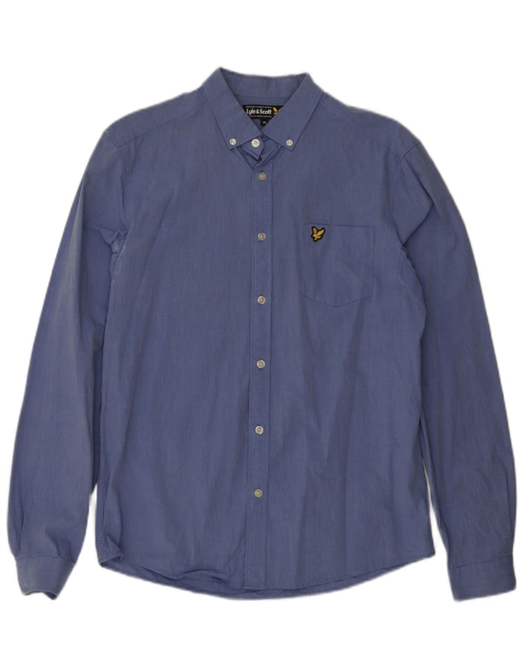 Lyle & Scott muška košulja srednje plavi pamuk