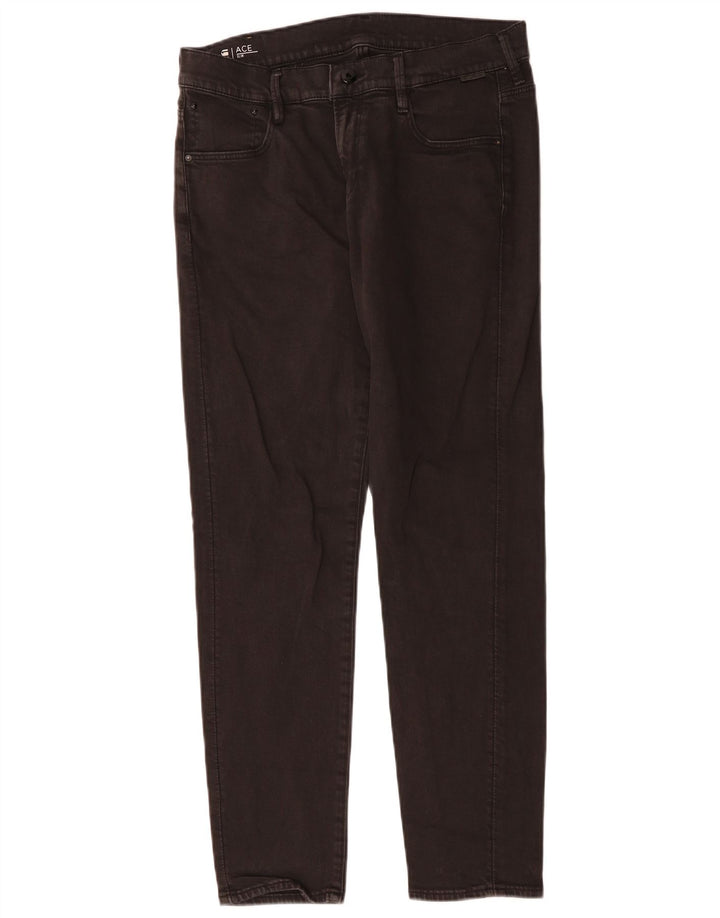 G-Star ženske Ace uske traperice W30 L30 crni pamuk