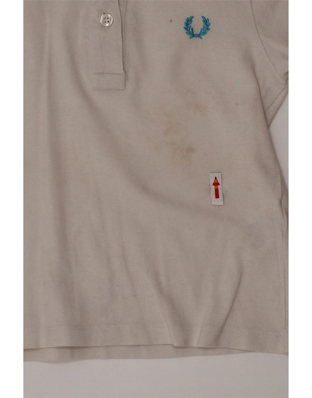 Fred Perry polo majica za dječake 3-4 godine od bijelog pamuka
