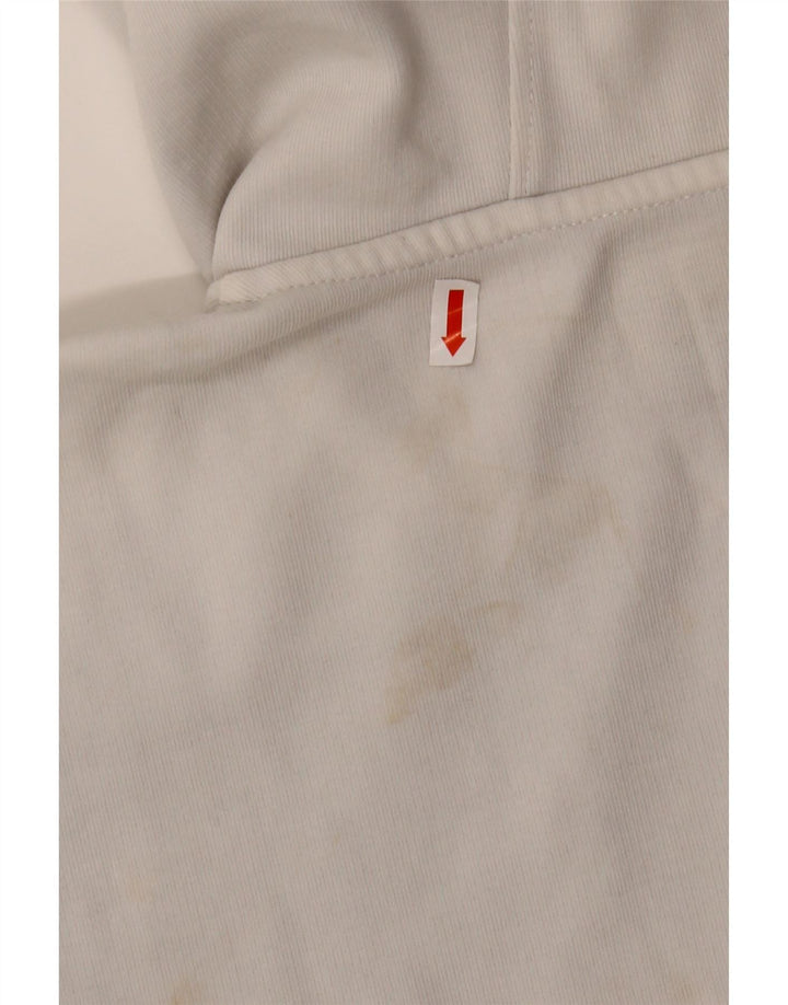 GAS Ženski pulover s kapuljačom na patentni zatvarač UK 14 Srednje crni pamuk u blokovima boja