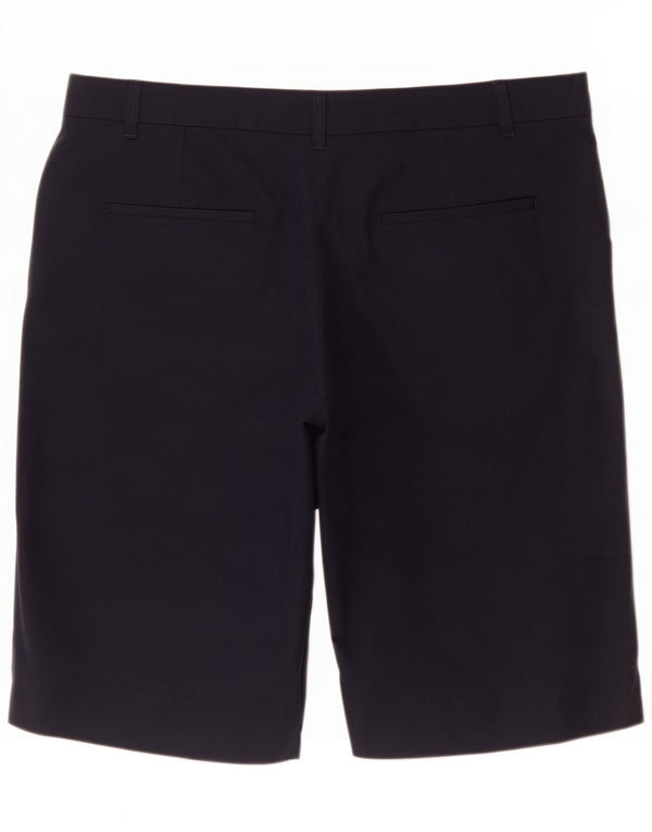 Marks & Spencer ženske chino kratke hlače UK 14 Large W34 tamnoplavi pamuk