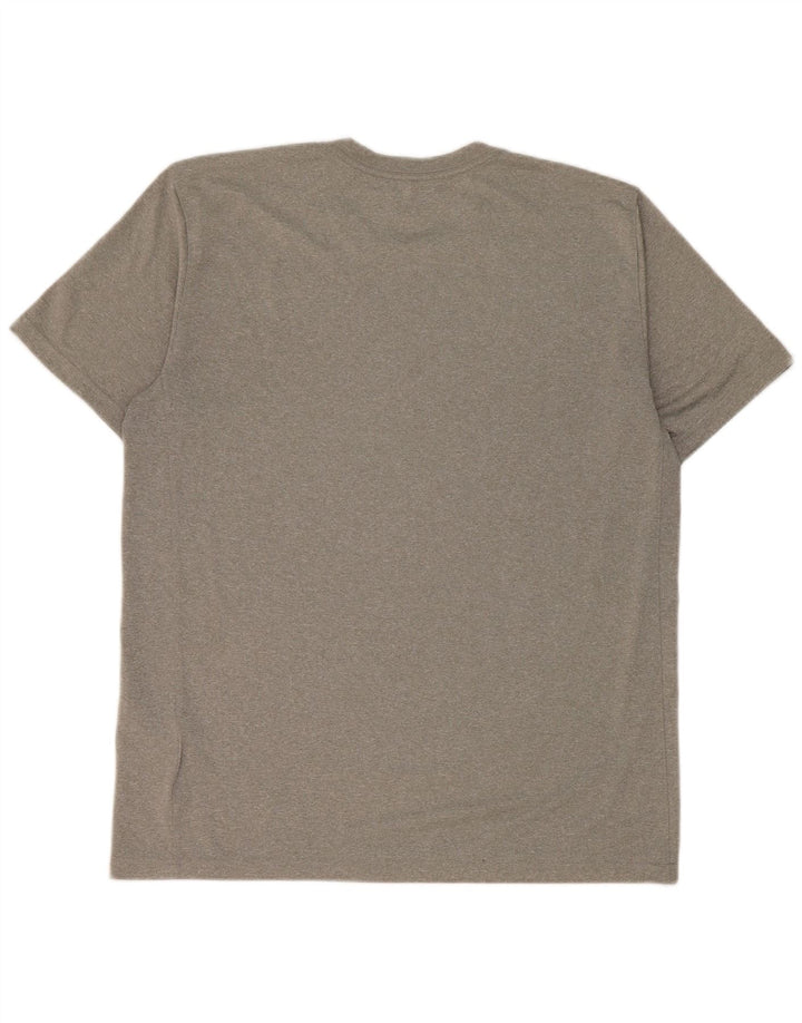 Nike Dri Fit majica kratkih rukava, veliki sivi poliester