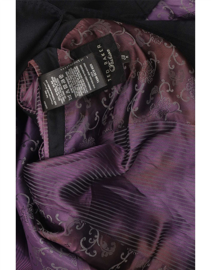 Ted Baker muška jakna s jednim gumbom UK 38 srednje crna vuna