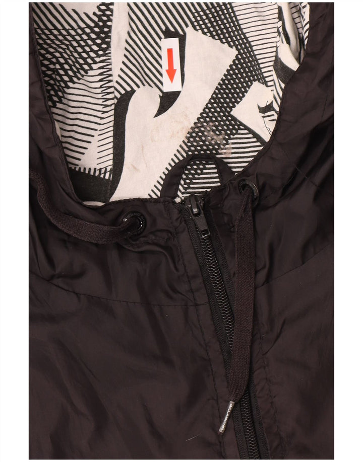 Billabong muška bomber jakna s kapuljačom UK 40 veliki crni poliester