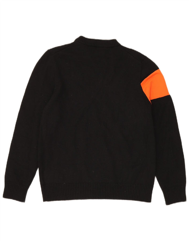 ROSSIGNOL ženski džemper s okruglim izrezom UK 12 srednje crne boje