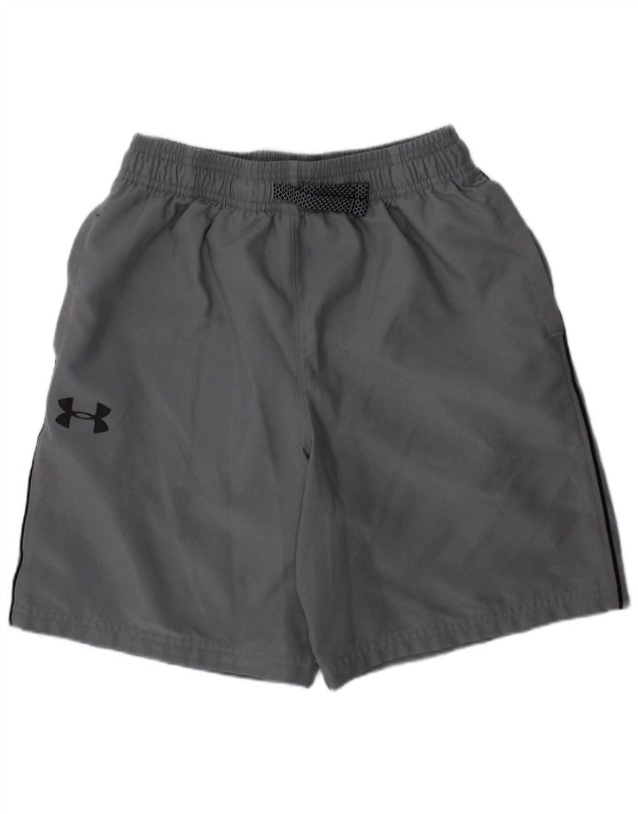 Under Armour Boys Graphic Sport Shorts 10-11 Years Medium Grey Sports