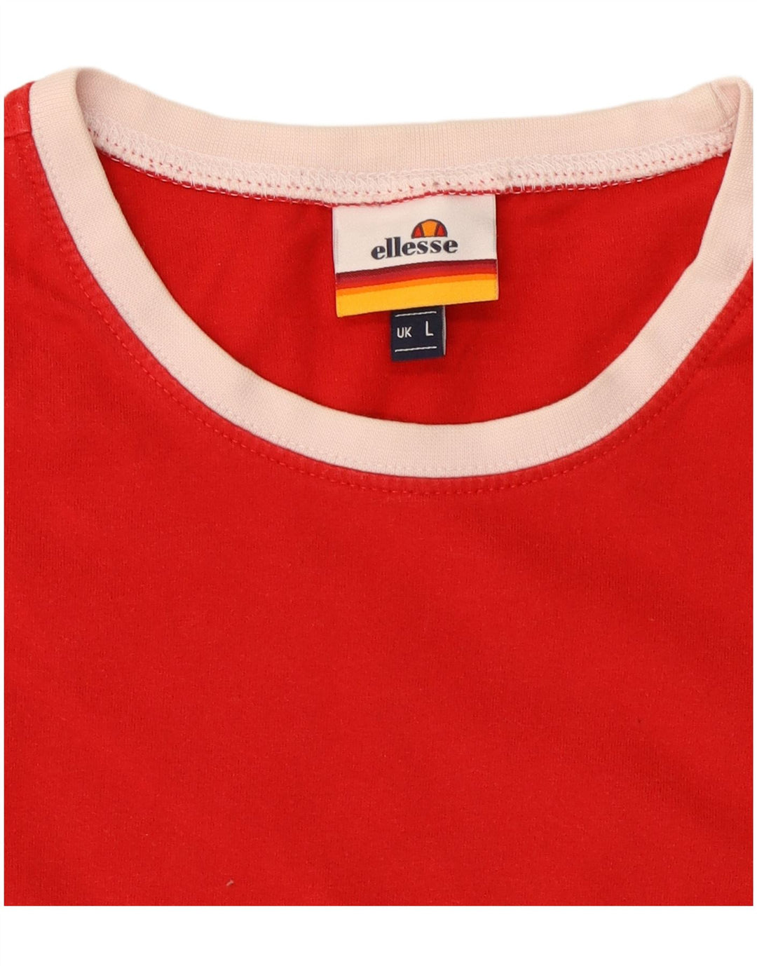 Ellesse muška majica s grafičkim motivima, veliki crveni pamuk
