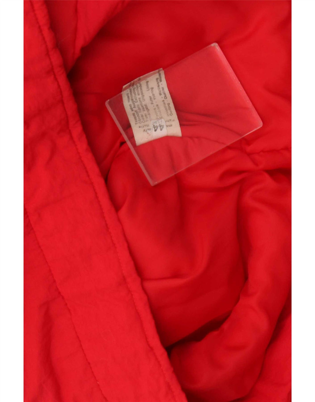 Vintage muška podstavljena jakna UK 44 2XL crveni poliamid