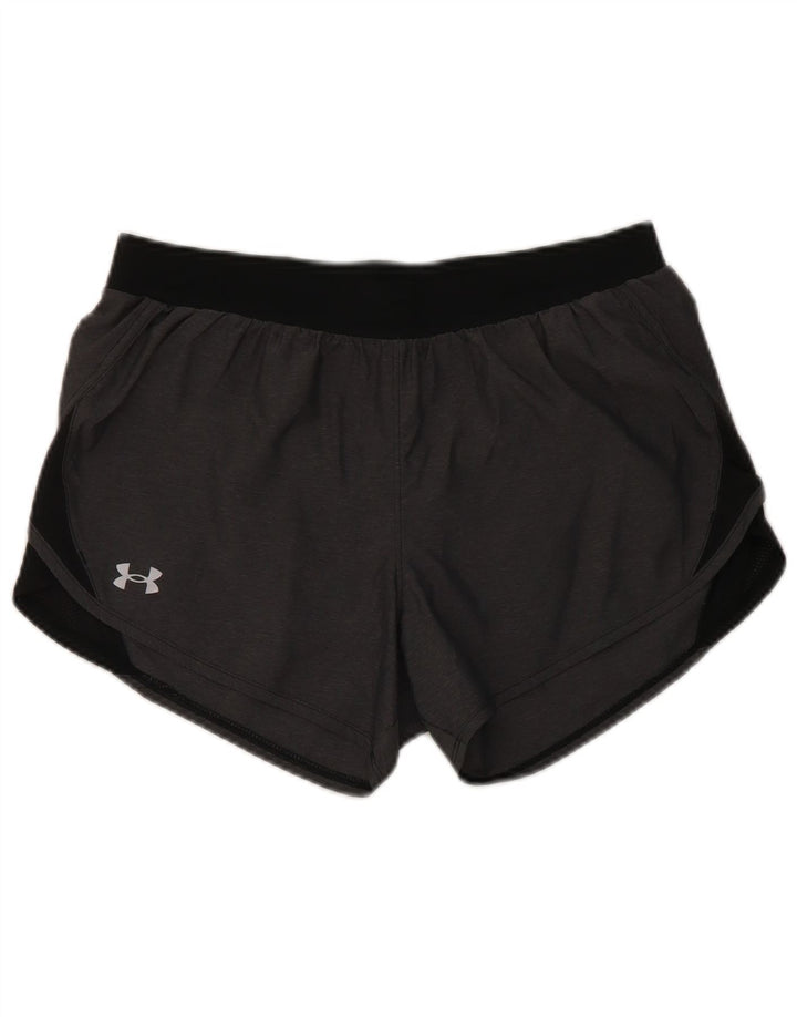 Under Armour ženske sportske kratke hlače Heat Gear UK 14 srednje sivi poliester