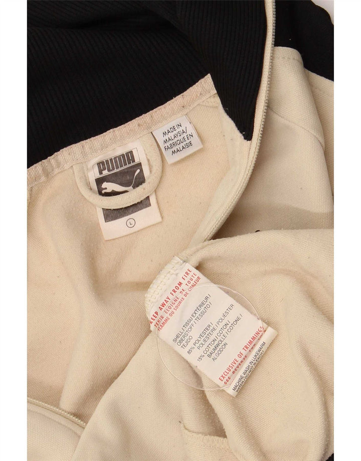 Puma muška gornja jakna trenirke Large Beige Colourblock Poliester