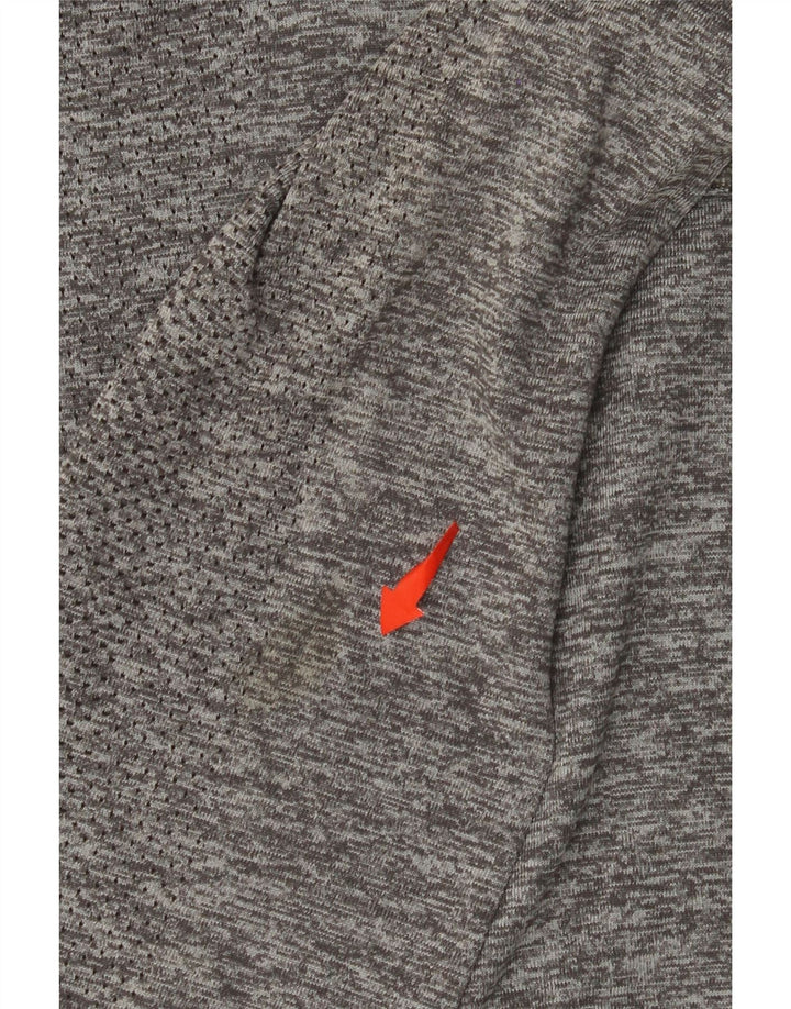EDDIE BAUER Muški pulover s izrezom i gornjim dijelom trenirke XL, siva točka