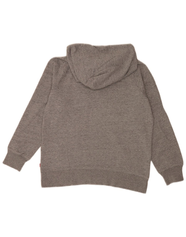 Levi's muška majica s kapuljačom s kapuljačom XS, sivi flekasti pamuk