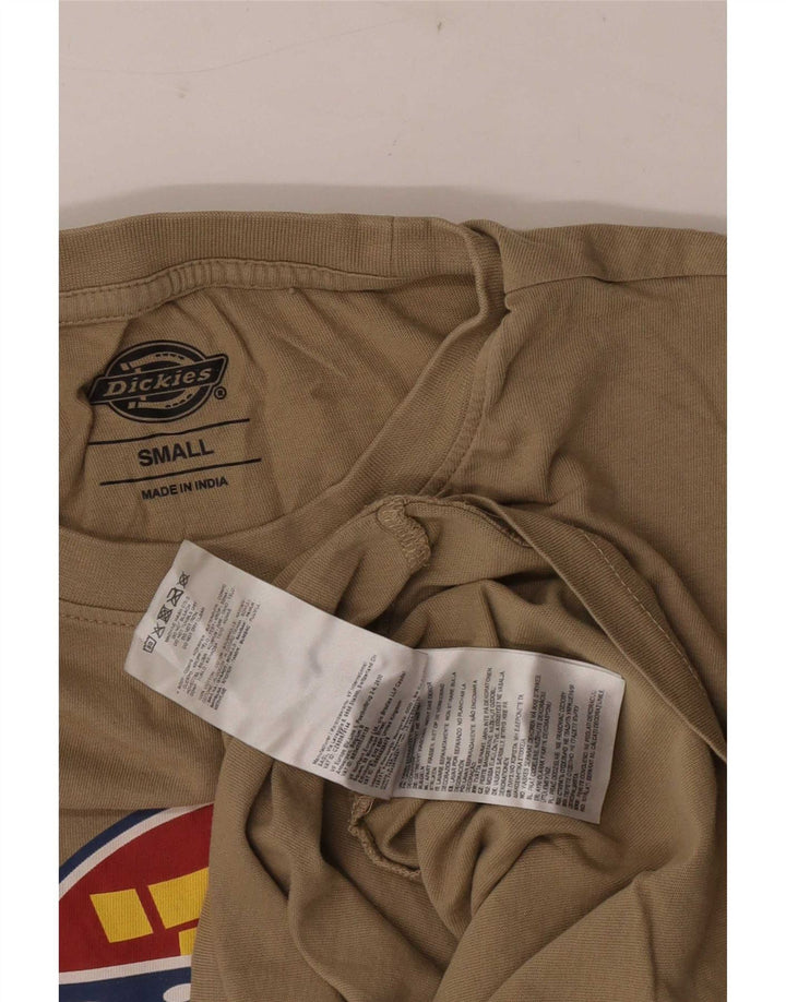Muška majica kratkih rukava Dickies, mala, bež pamuk