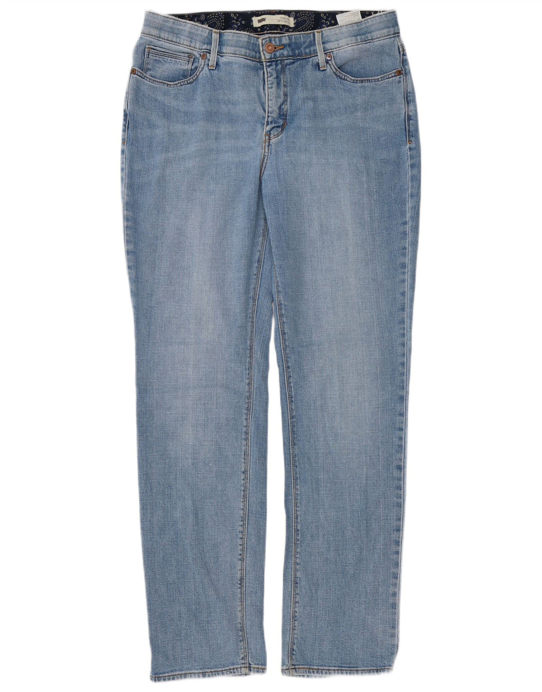Levi's ženske 525 ravne traperice W32 L32 plavi pamuk