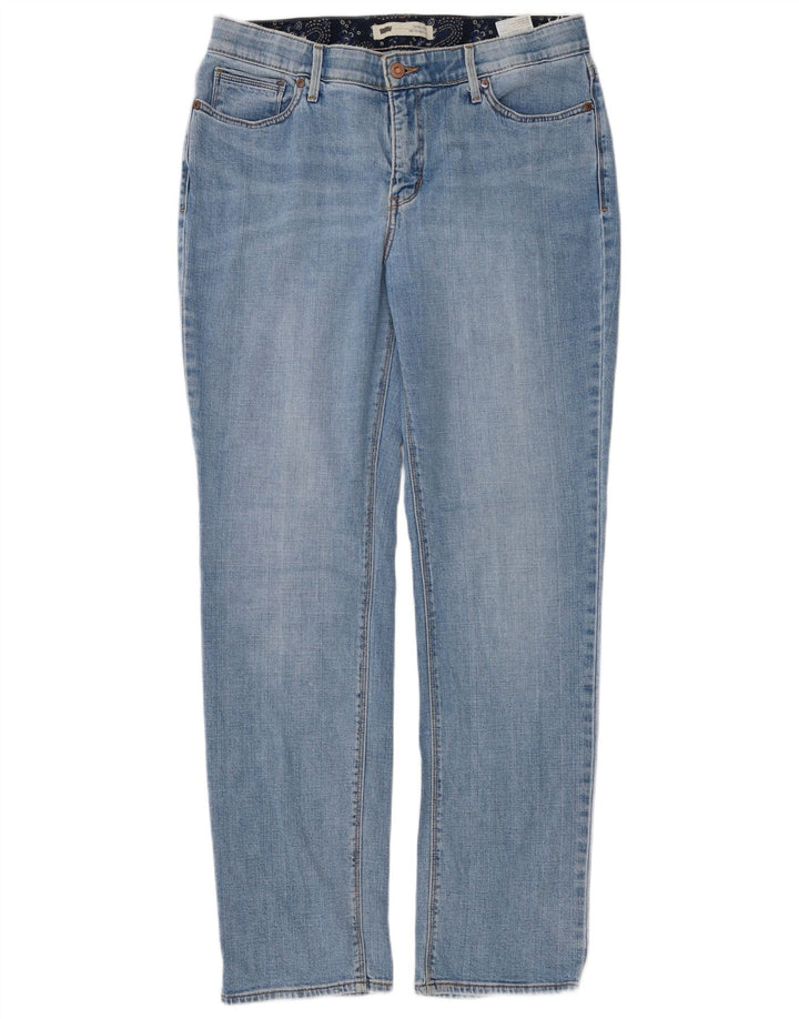 Levi's ženske 525 ravne traperice W32 L32 plavi pamuk