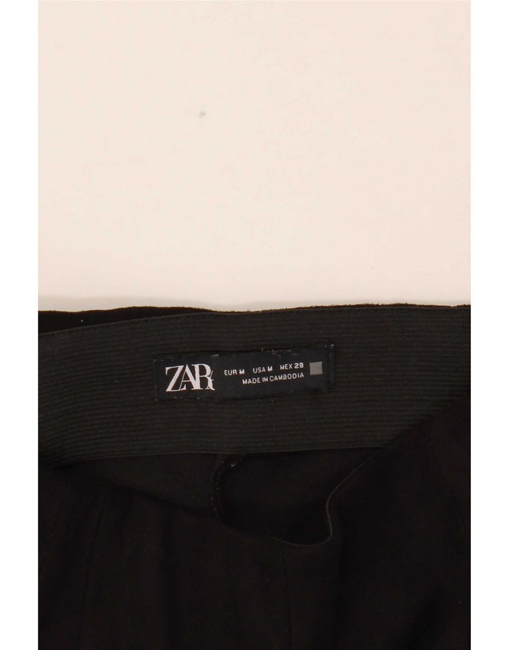 Zara ženske uske skraćene hlače srednje veličine W28 L26 crne