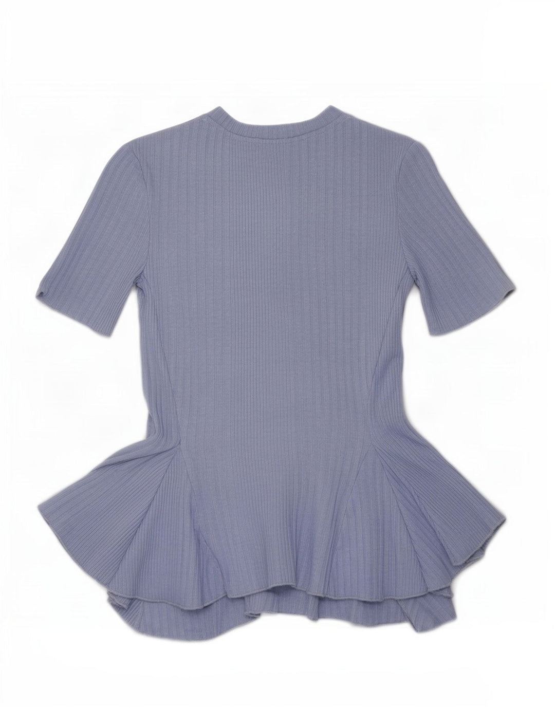 Zara ženski gornji dio kratke asimetrične bluze UK 8 Small Blue