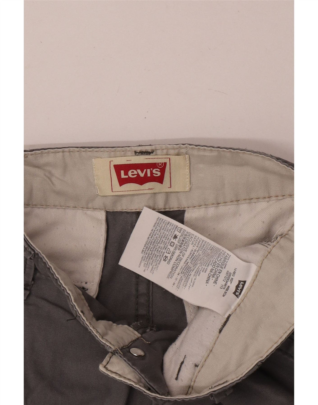 Levi's Boys Cargo kratke hlače 13-14 godina W27 sivi pamuk
