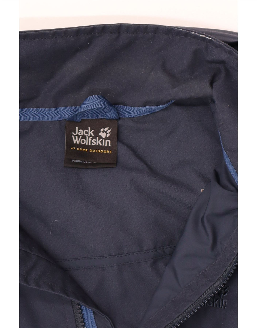 Jack Wolfskin ženska vjetrovka s kapuljačom UK 12 srednje tamnoplava