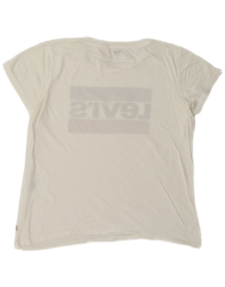 Levi's ženska majica kratkih rukava s grafičkim motivima UK 14 srednje bijela