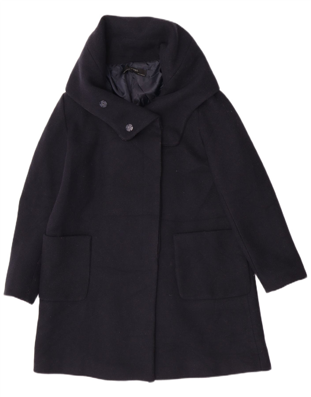 Zara ženski kaput UK 18 XL tamnoplavi akril