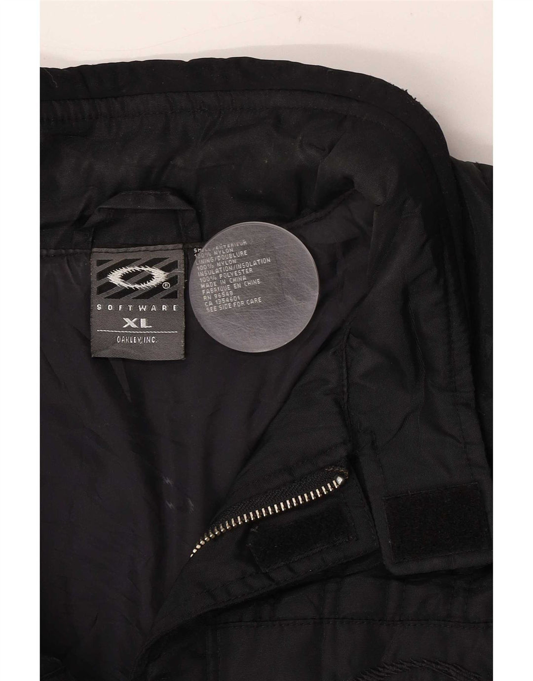Oakley muška podstavljena jakna UK 42 XL crni najlon