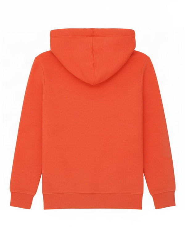 Superdry ženska prekomjerna majica s kapuljačom UK 6 XS, narančasti flekasti pamuk