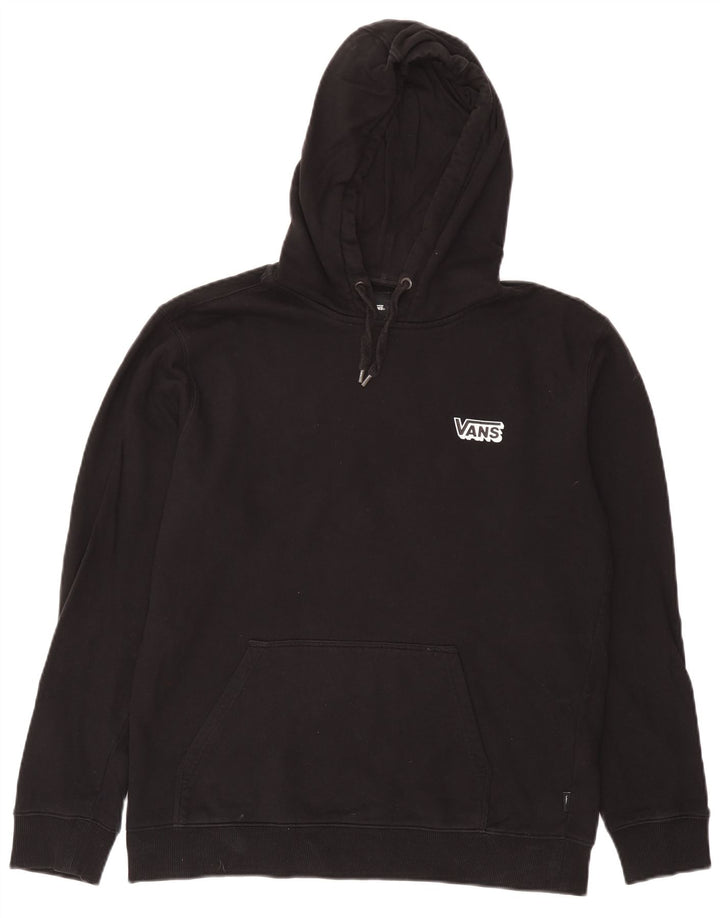 Vans muška majica s kapuljačom srednje veličine, crni pamuk