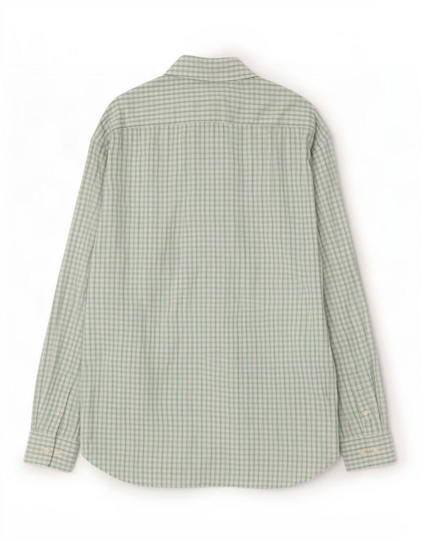 Gap muška klasična košulja veličine 17 1/2 XL, zeleni pamuk od ginghama