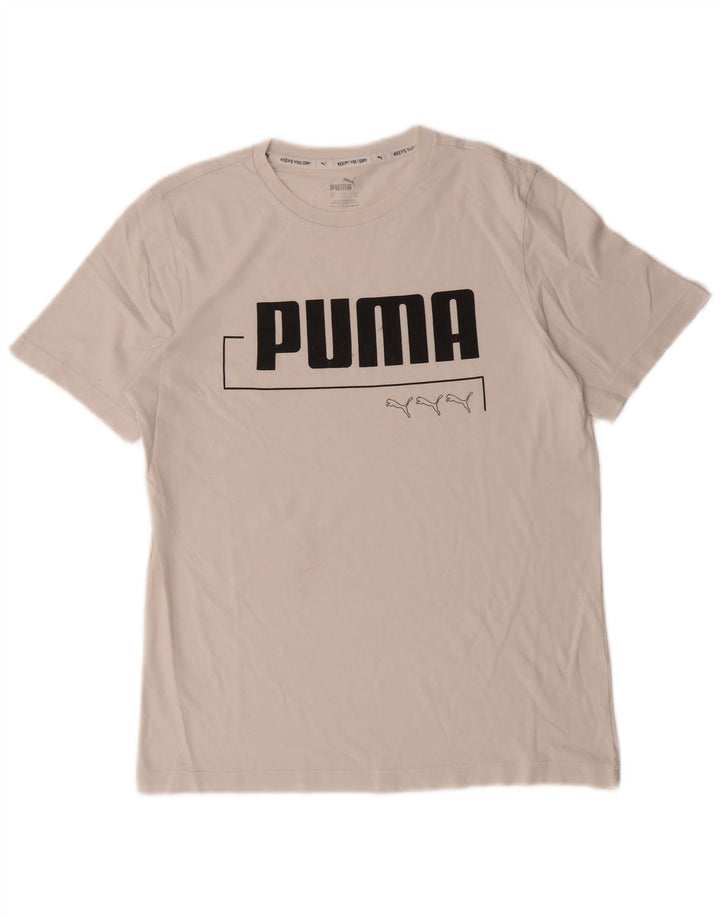 Puma muška majica kratkih rukava s grafičkim motivima, mali bijeli pamuk