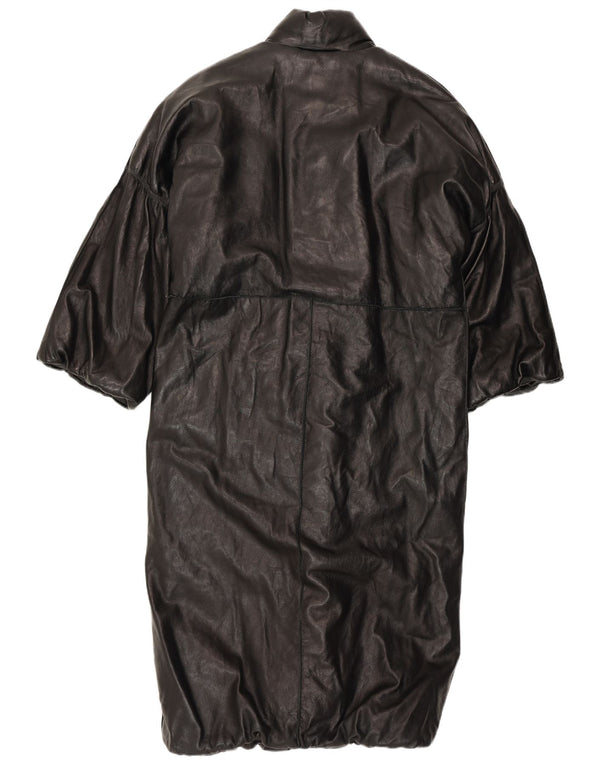 Garage ženski kožni kaput 3/4 rukava UK 18 XL crni