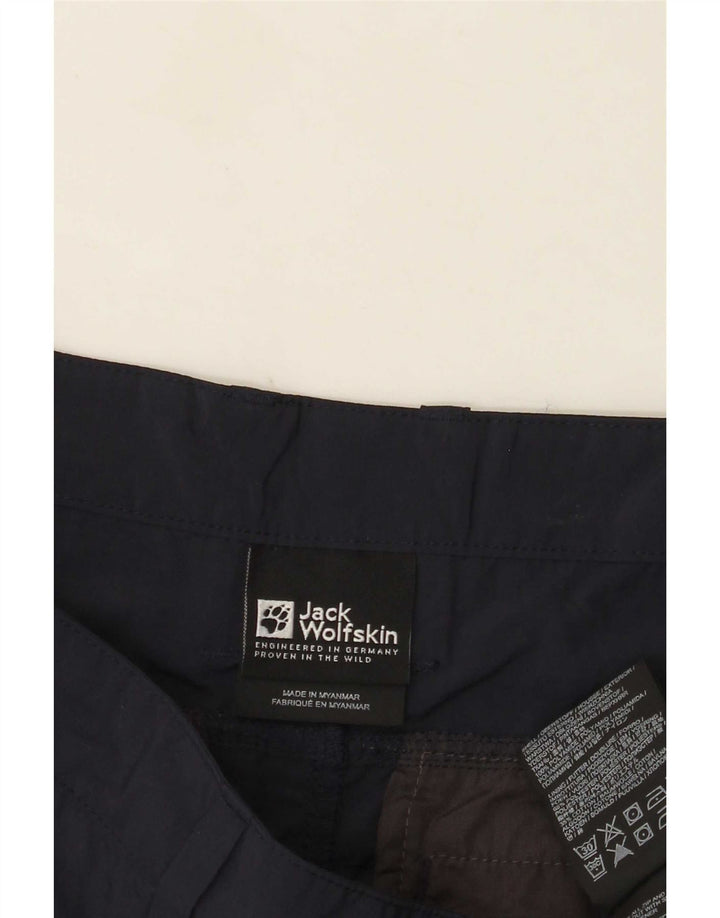 Jack Wolfskin muške kargo kratke hlače W36 velike tamnoplave poliamidne boje