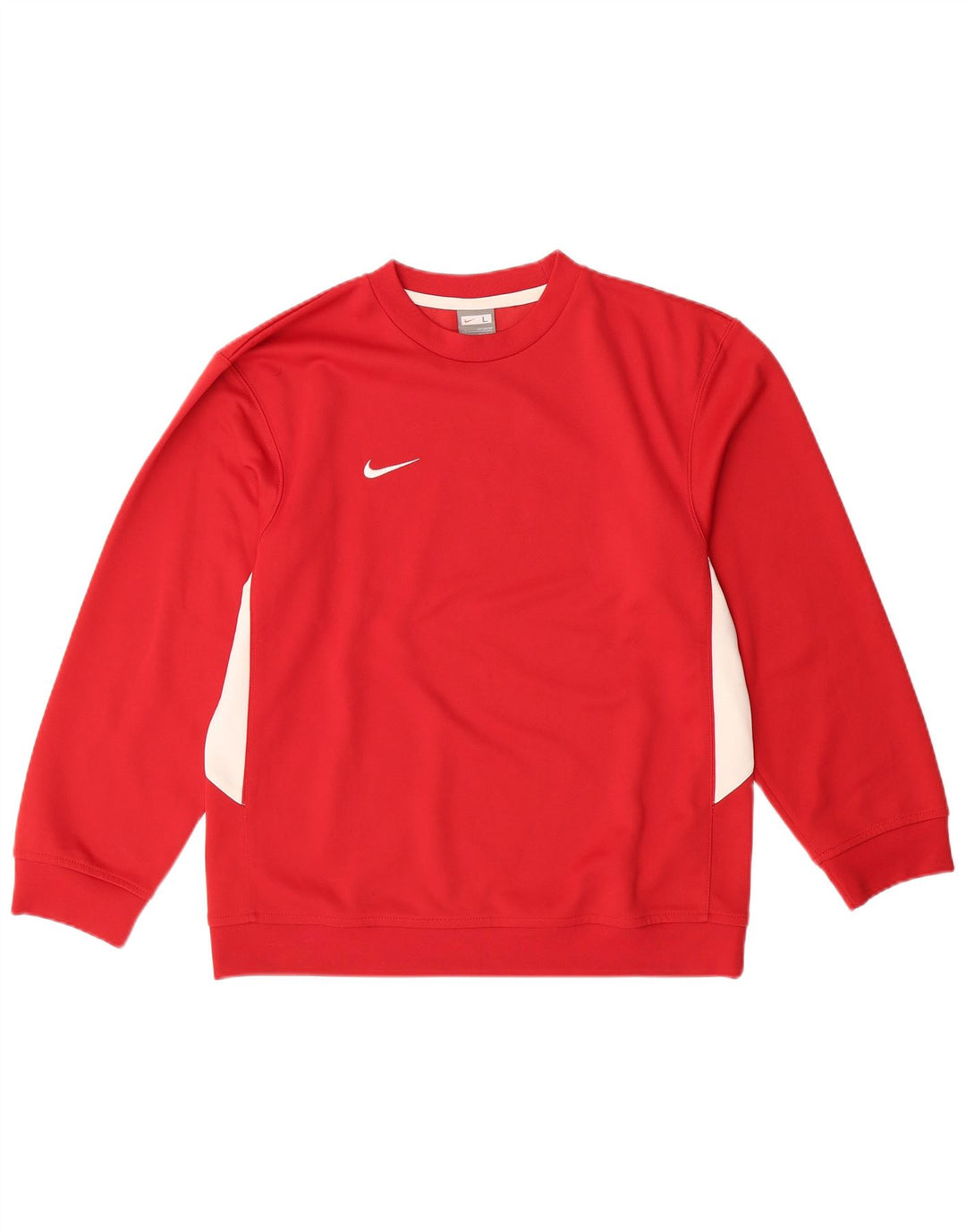 NIKE Boys Sweatshirt Džemper 12-13 godina veliki crveni poliester u boji