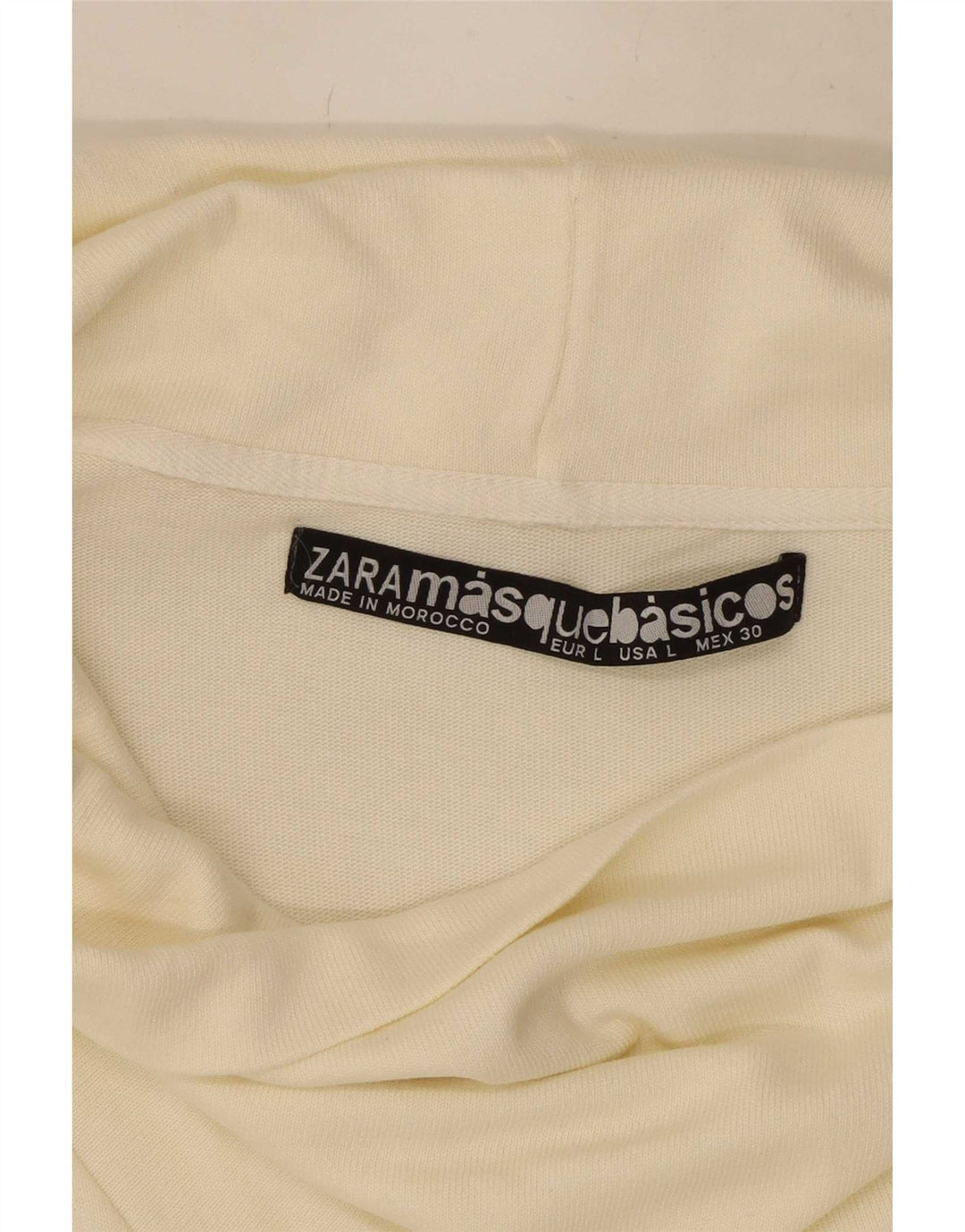 Zara ženska duga haljina UK 14 Large Off White