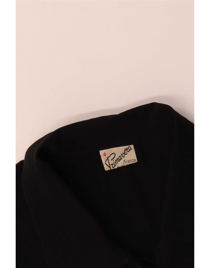 Primavera Firenze ženska košulja bluza UK 18 XL crni poliester