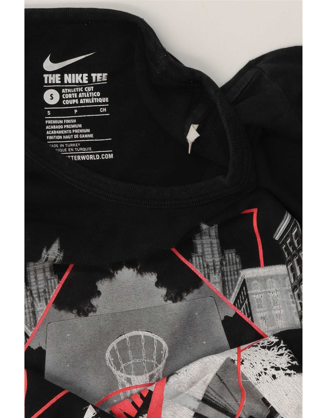 Nike Muška majica s kratkim rukavima atletskog kroja, mala crna